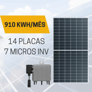 kit solar 6placas + micro 390 kwh/mês são josé dos campos